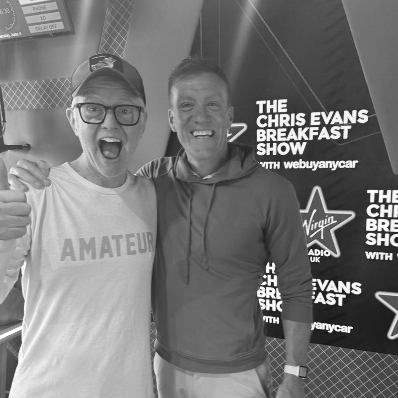 Andy Ramage with Chris Evans